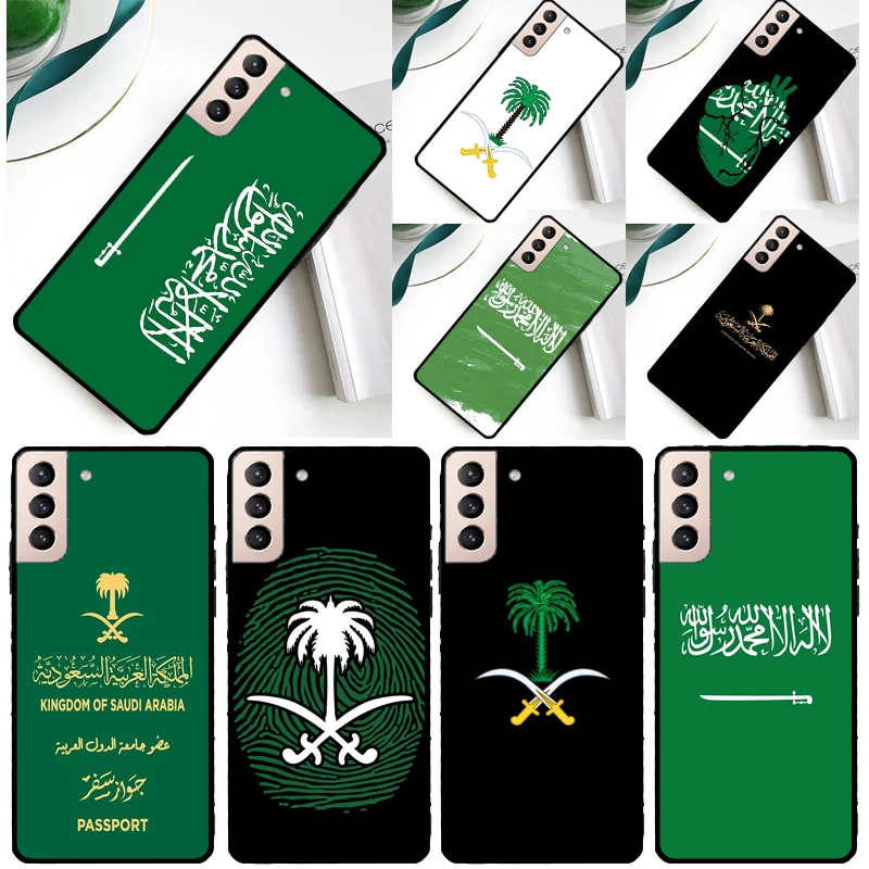 Kingdom Of Saudi Arabia Flag Phone Case For Samsung Galaxy S25 Ultra S24 Ultra S9 S10 S20 S21 S22 S24 Plus S23 FE Cover