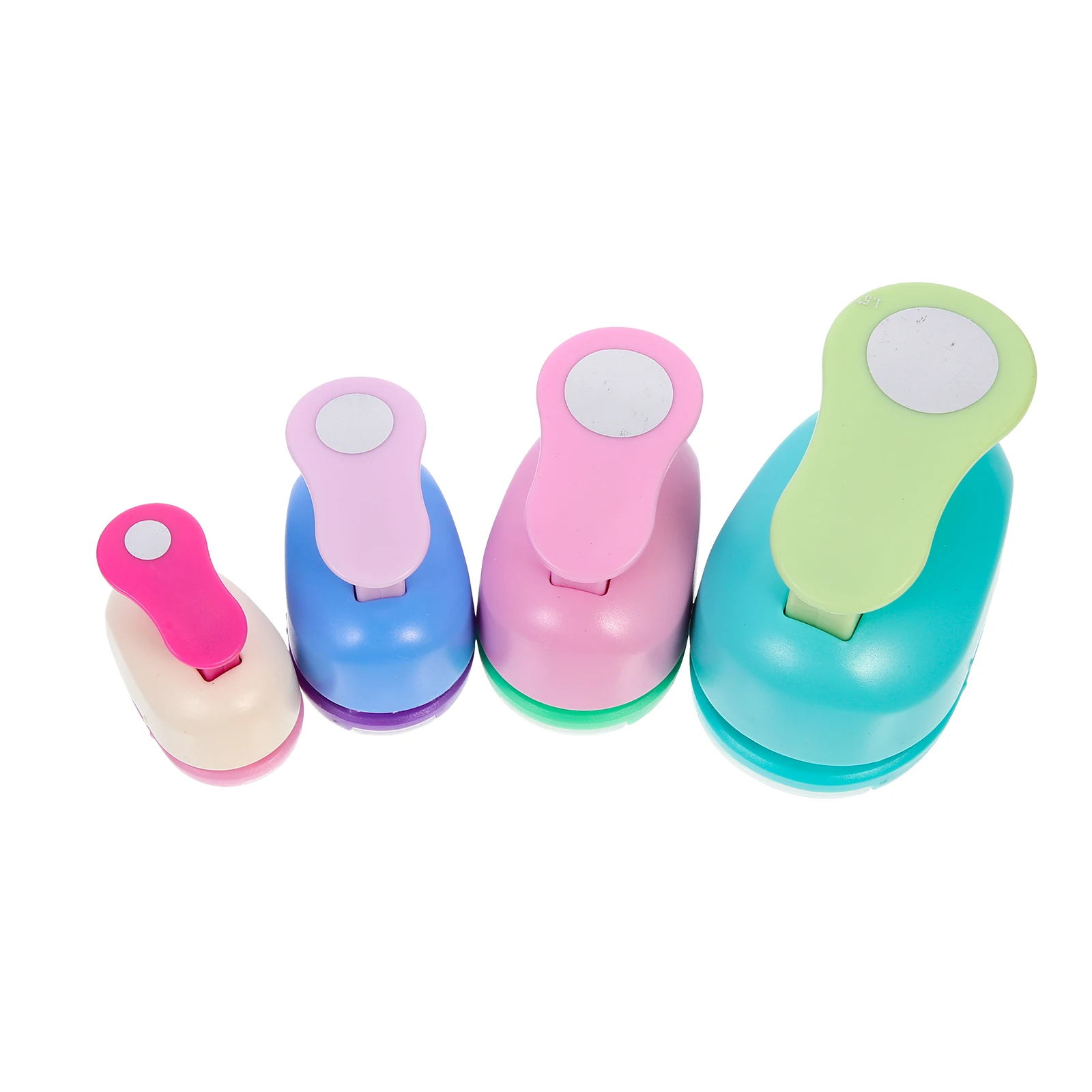 

4Pcs Circle Shape Paper Punch for Children Craft Making Kids DIY Art Puncher Creative Greeting Cards Design Tool
