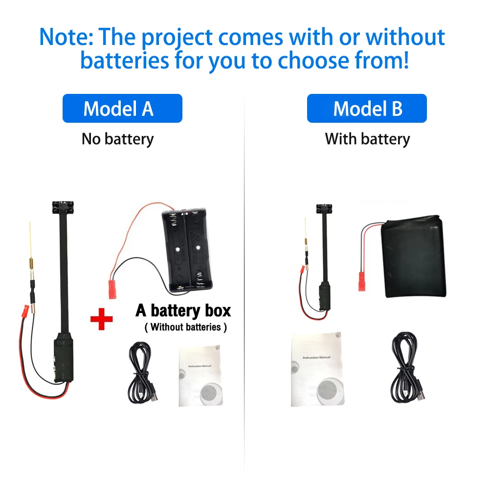 HD 1080P WiFi IP Mini Camera Video Recorder Real-time Home security Micro Camcorder DIY 4K Module  DIY Tool Accessory