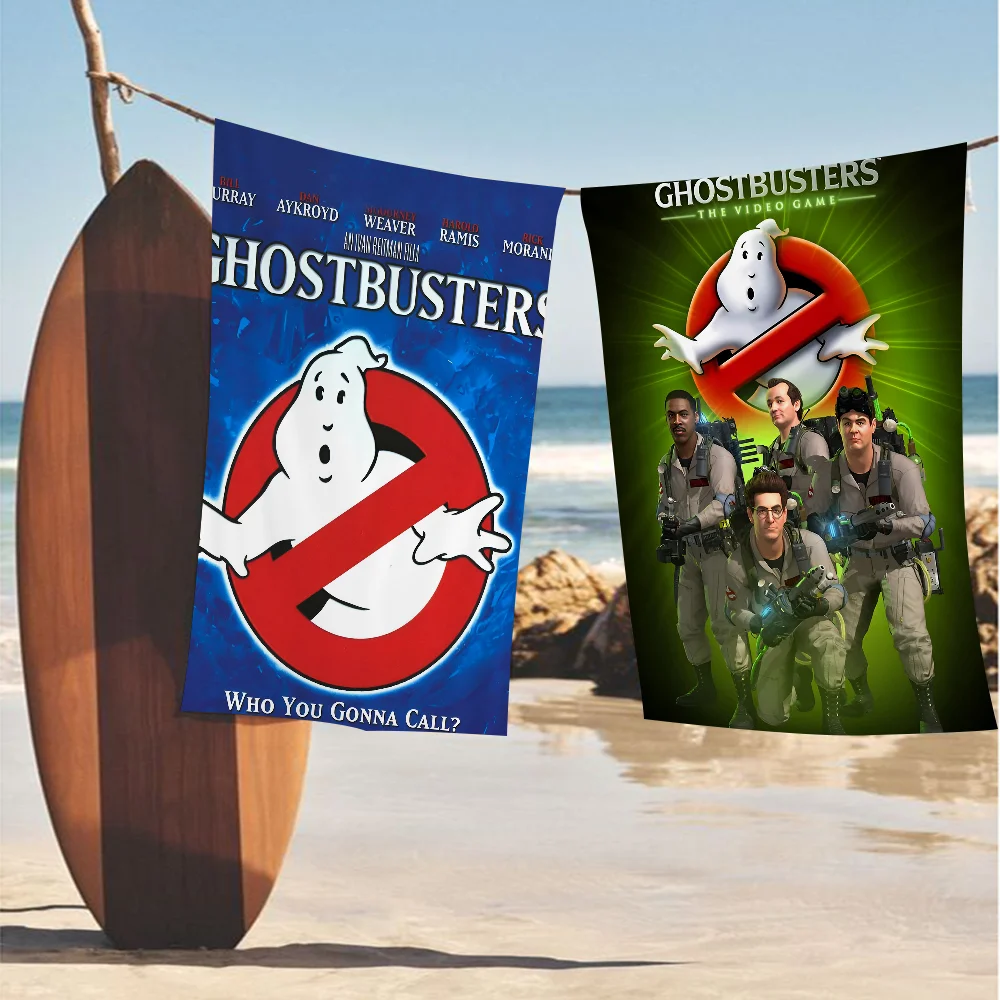 Movie G-Ghostbusters Beach Towels Shower Towel Sauna Travel Spa Microfiber Quick Dry Gym Accessories Cute Room Decor