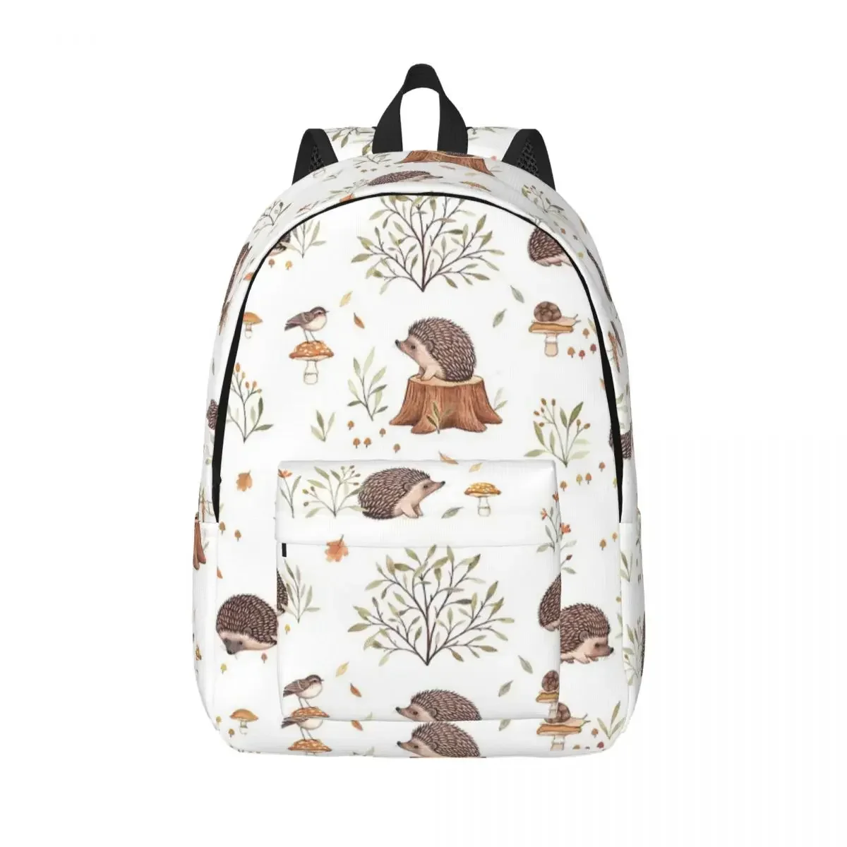 

Hedgehog for Teens Student School Bookbag Cute Animal Daypack Elementary High College Travel