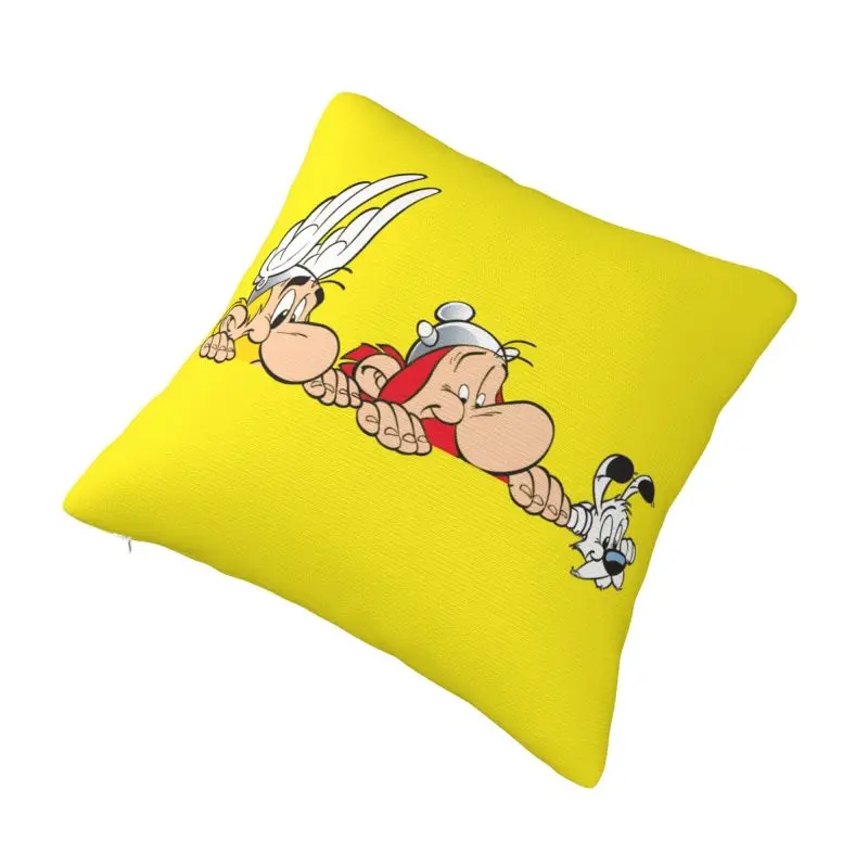 Custom Asterix And Obelix Adventure Comic Luxury Throw Pillow Covers Car Cushion