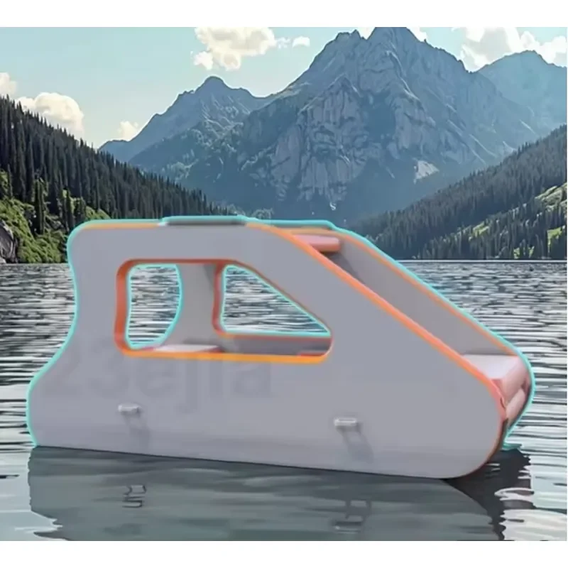 High Quality PVC Inflatable Fishing Chair Portable Round Boat Seat with Motor Mount Fishing Rod Bases Economically Priced