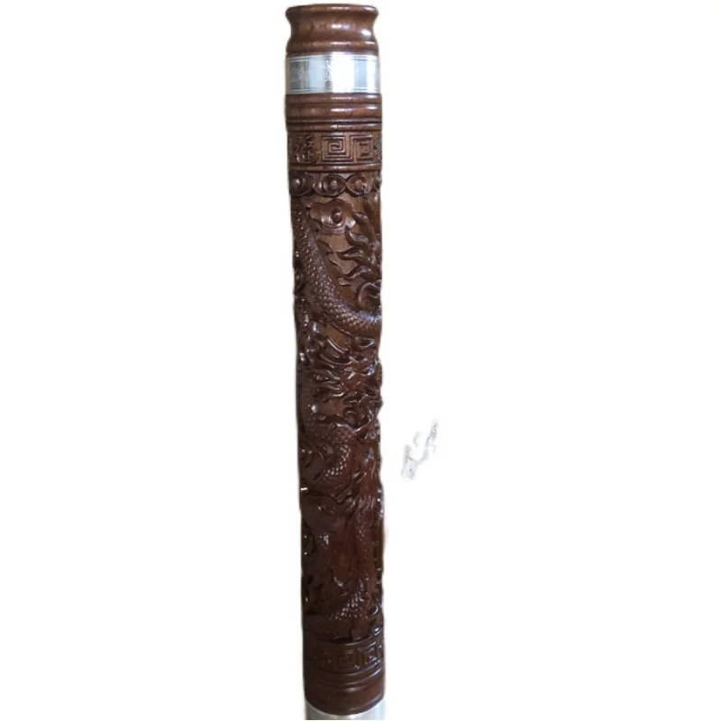 

Purple Rosewood Water Pipe Yunnan Fragrance Rosewood Hoyah Hookah Pipe Large Carved Dragon Natural Solid Wood