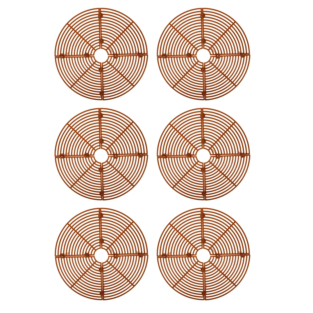 

6Pcs Hollow Grid Flowerpot Soil Covers Plant Pot Soil Protector Guard Pet Digging Stopper Cover Indoor Outdoor