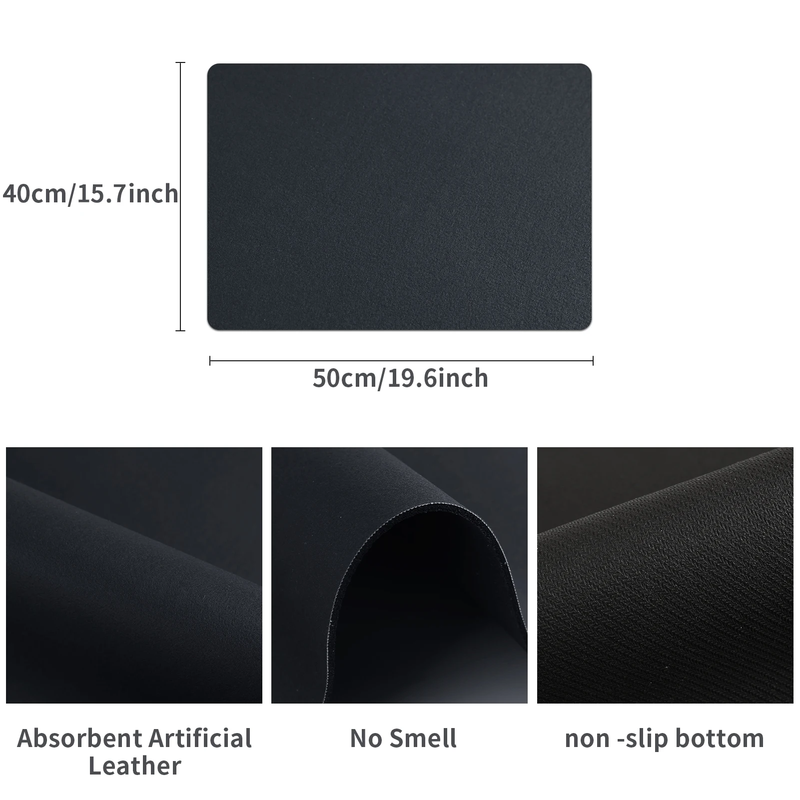 Super Absorbent Large Kitchen Absorbent Mat Antiskid Draining Coffee Dish Drying Mat Quick Dry Bathroom Drain Pad Tableware Mat