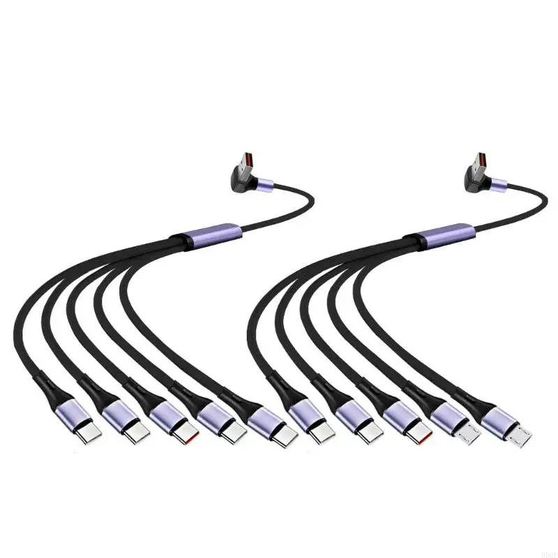 900F Datos carga Cable divisor cable 66W Cable carga rápida USB para tableta del teléfono