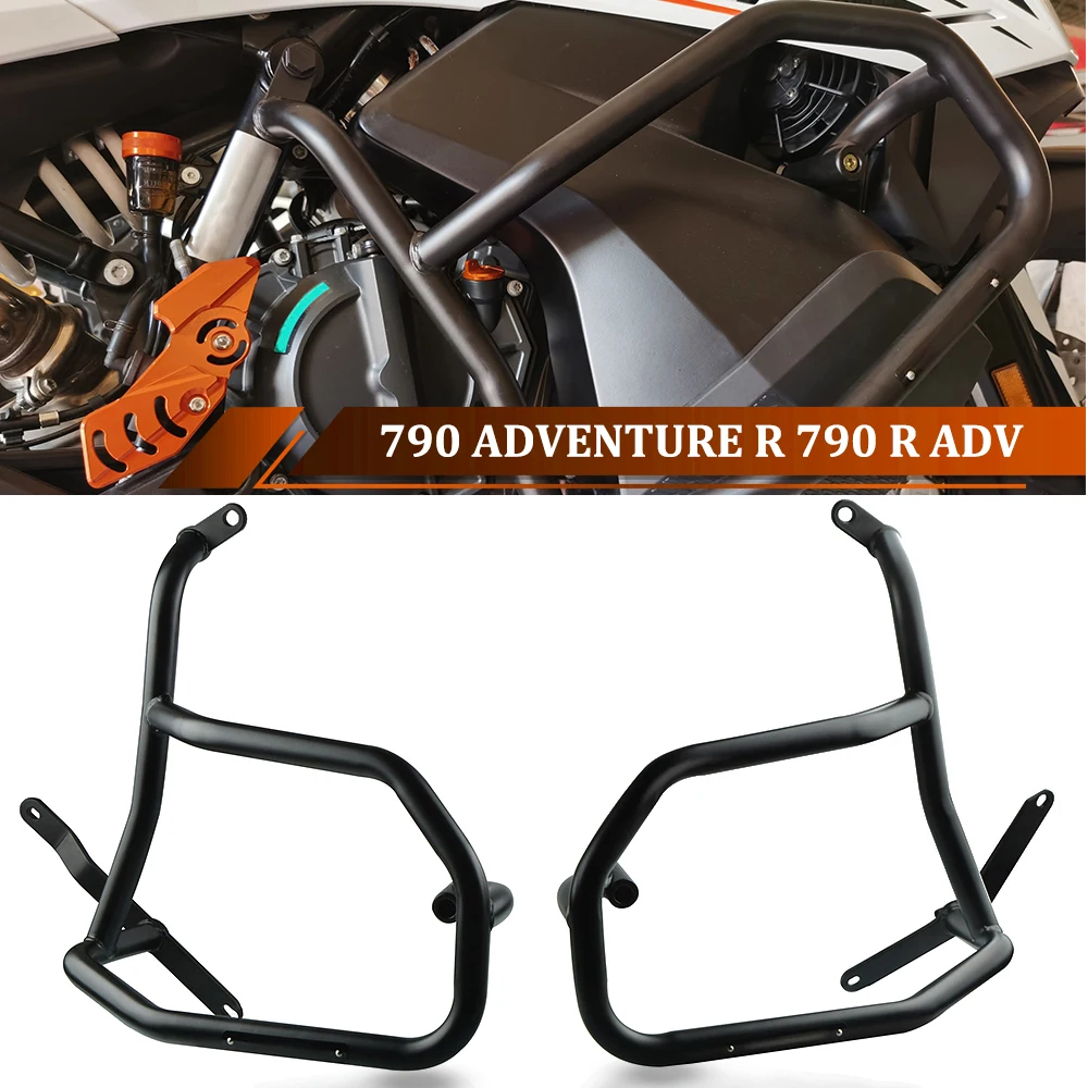 

For KTM 790 adventure R 2019 2020 2021 2022 2023 790 R ADV Motorcycle Engine Guard Crash Tank Bar Bumper Fairing Frame Protector