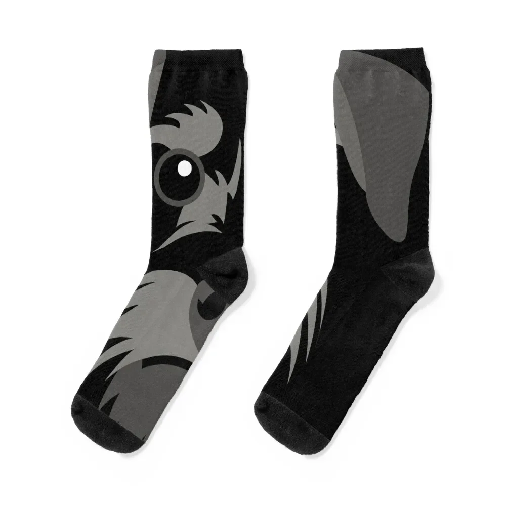 

Miniature Schnauzer Dog Face Socks custom sports Lots colored Ladies Socks Men's