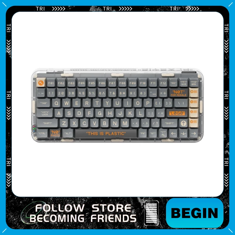 

Melgeek Mojo84 Tri Mode Keyboard Wireless Bluetooth Mechanical Keyboard Rgb Backlit Hotswap Gasket Pc Gamer Custom Pc Man Gifts