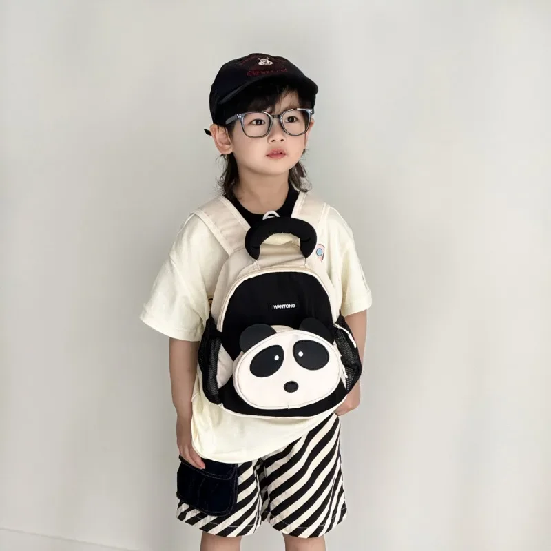 Jardim de Infância Animal Schoolbag, Cartoon Lazer Moda, Panda, Alta Capacidade, Bolsa De Ombro Das Crianças, Bolsa De Escola Kawaii, Homens e Mulheres