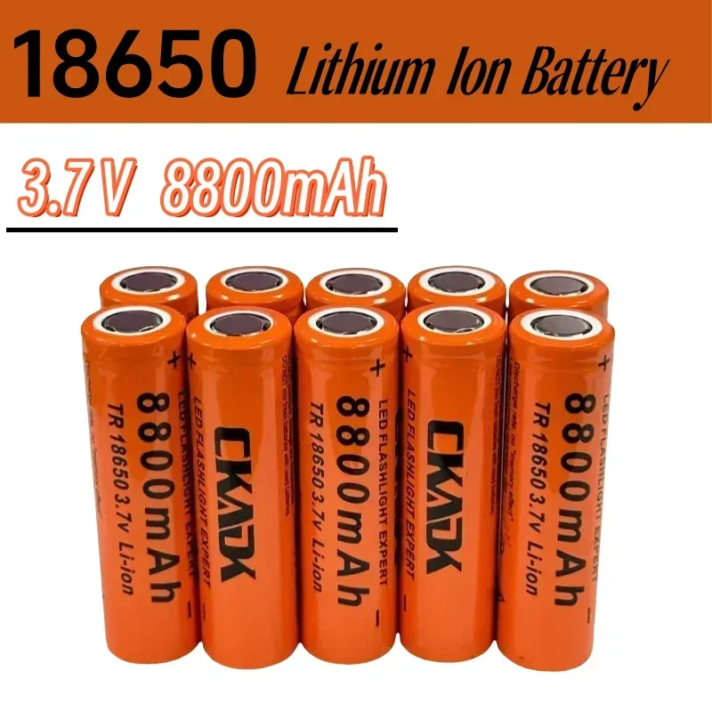 

18650 Battery 2024 NewBestselling 8800mAh 3.7V 18650Li-ion Batteries Rechargeable Battery for Remote Control Screwdriver