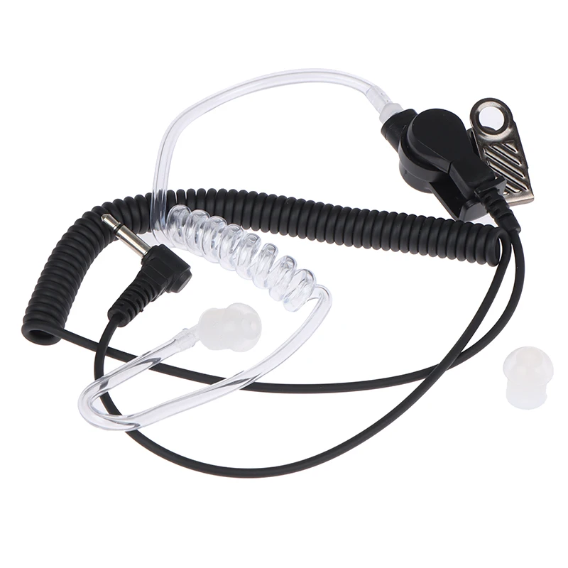 1 Pin 3.5mm Covert Acoustic Tube Earpiece Earphone Dense Sound Air Tube Headset Concealed Sound Tube Headset For Motorola