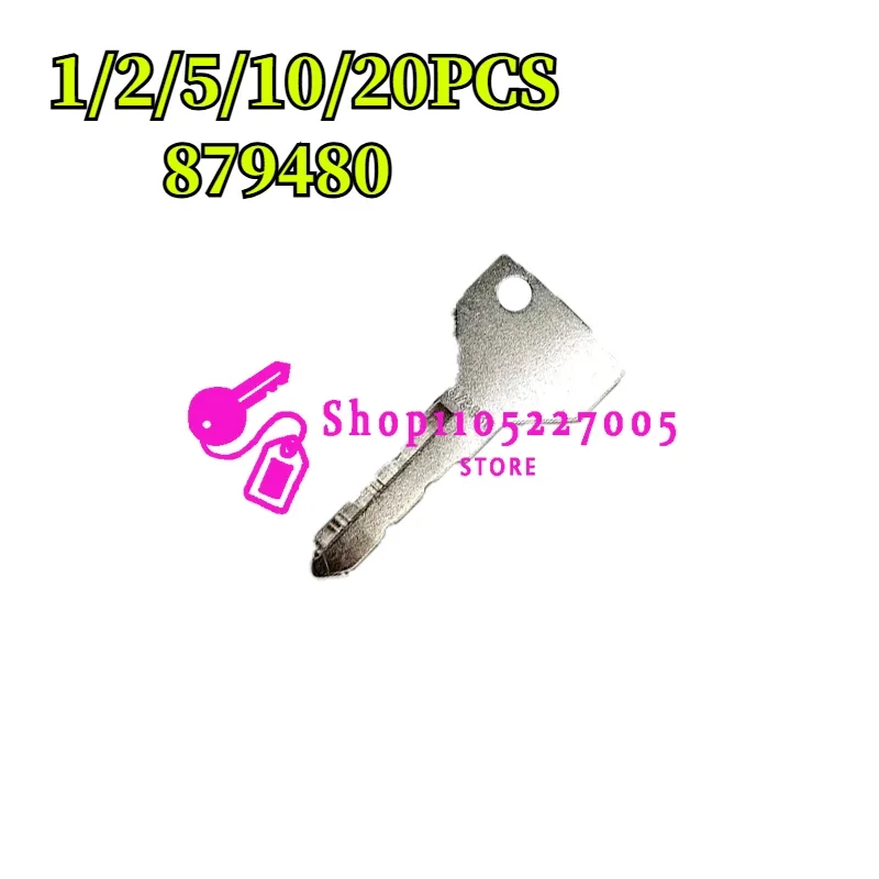 1/2/5/10/20PCS Lgnition Key 879480 AM879480 Compatible with YM Tractor EX450 EX2900 EX3200 SC2400 SC2450