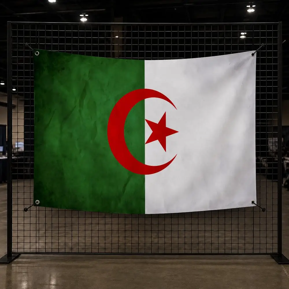 Algeria National Cool Flags Interior Wall Hanging Background Art Banner Bedroom Home Living Room Outdoor Party Decor