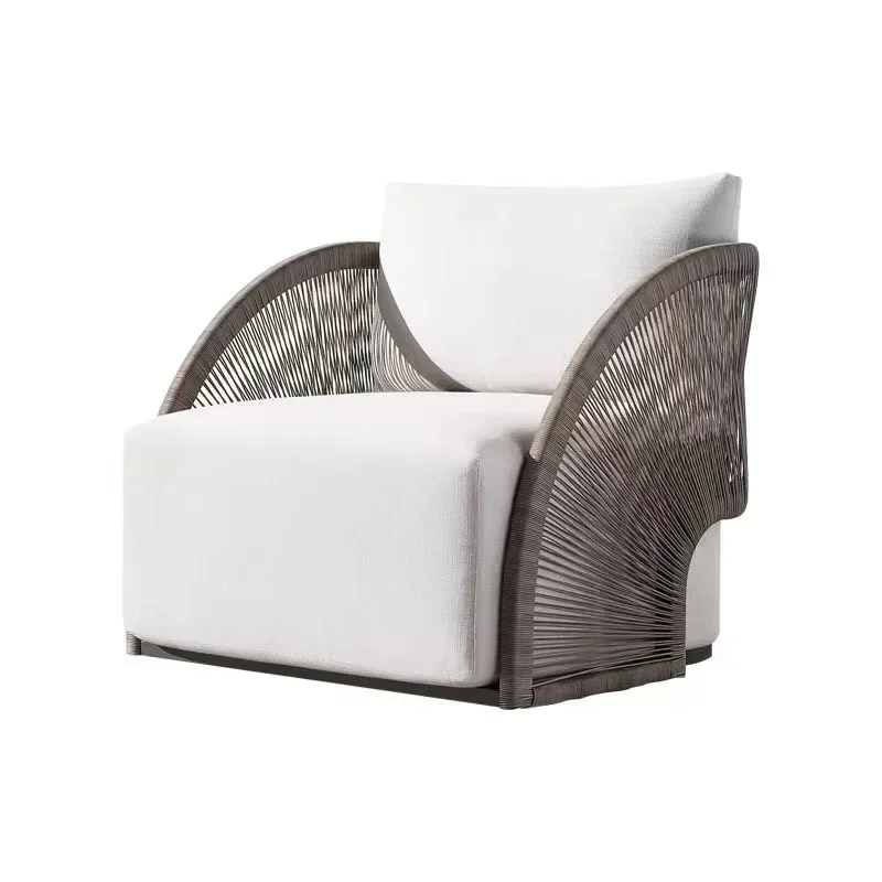 * The product can be customized. rattan sofa leisure courtyard villa economic and practical terrace Nordic hotel garden double