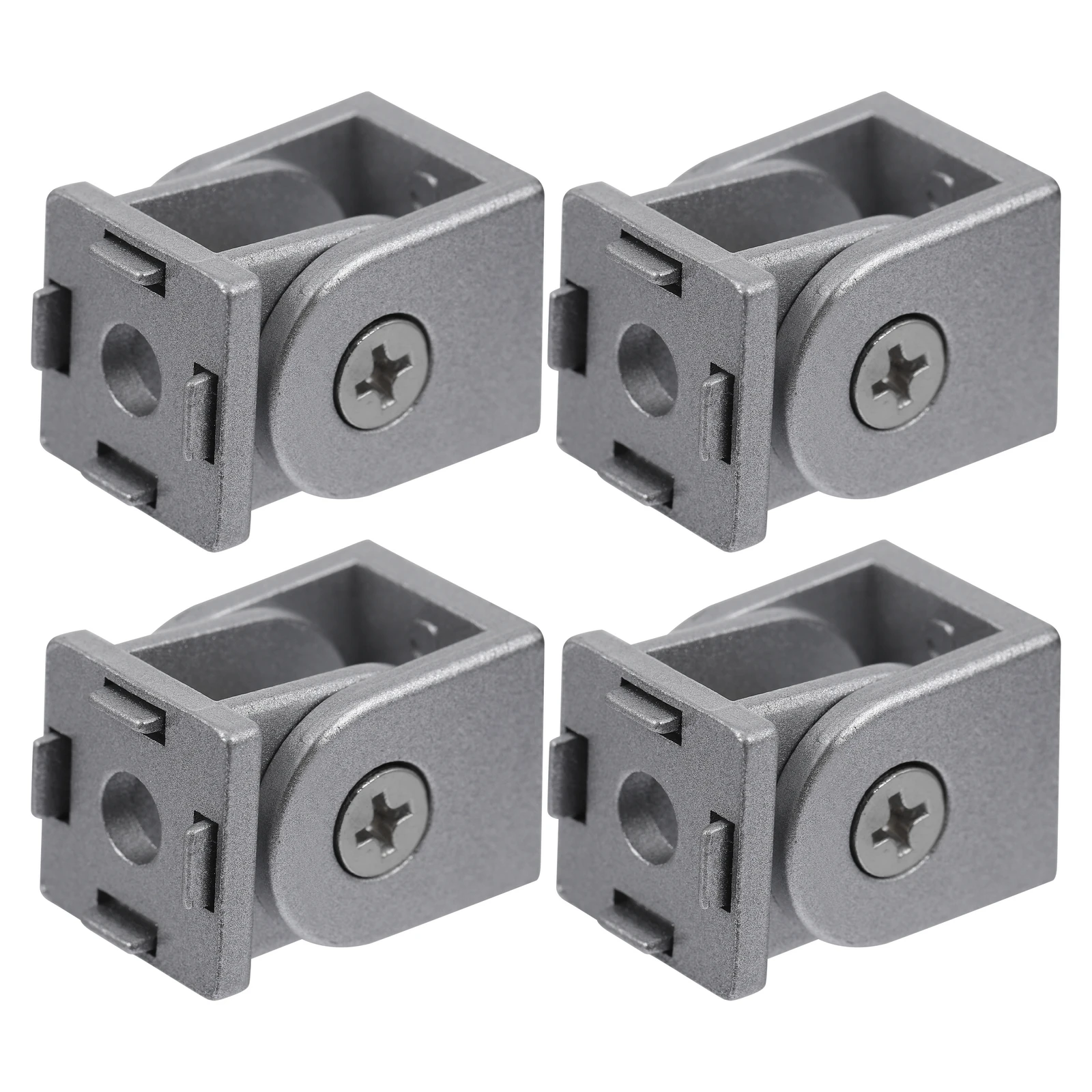 

4 Pcs Zinc Alloy Pivot Joint Hinge Connector Flexible Bracket Extrusion Joints Wear Resistant Industrial Aluminum Frame