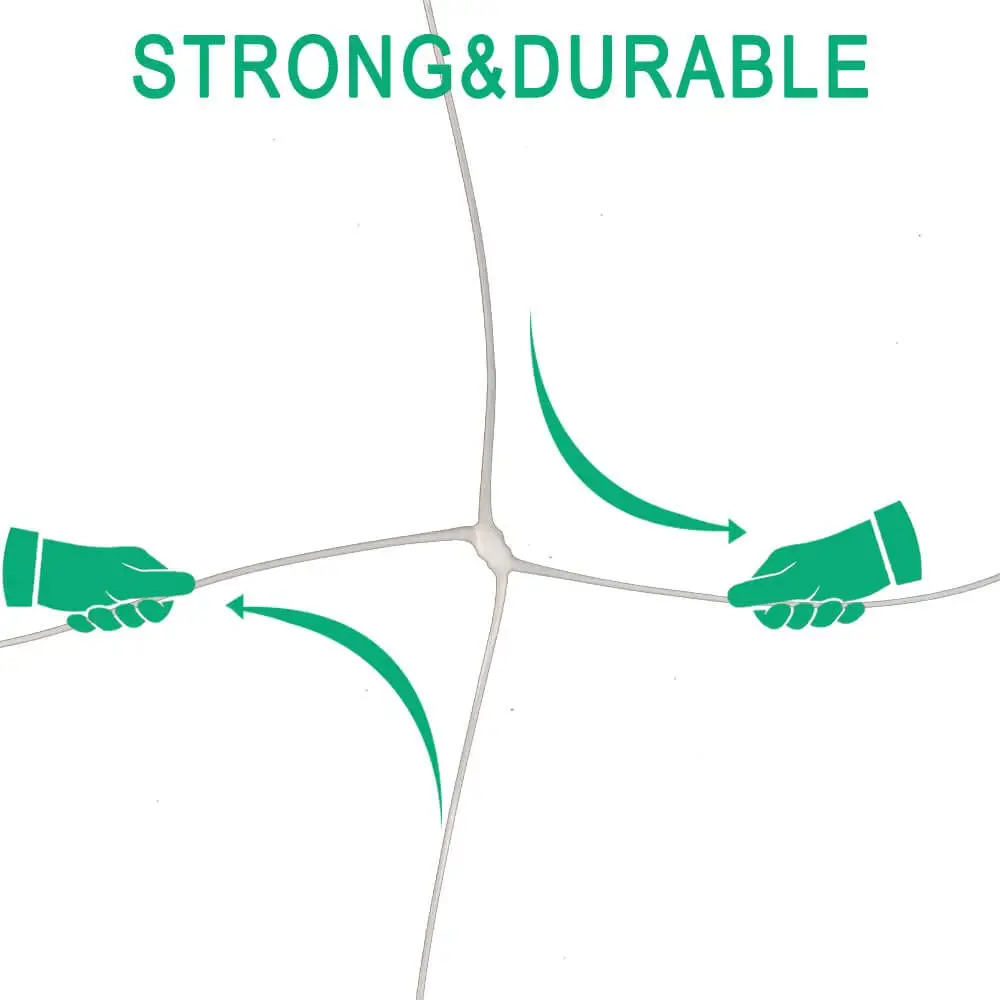 Plastic Trellis Netting Heavy-Duty Garden Netting Roll for Climbing Plants Melons Vegetables and Grape Rack