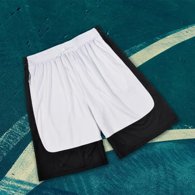 Men's Sports Fitness Basketball Shorts Fashionable Breathable Comfortable Shorts 3D Printed Quick Drying Loose Beach Shorts