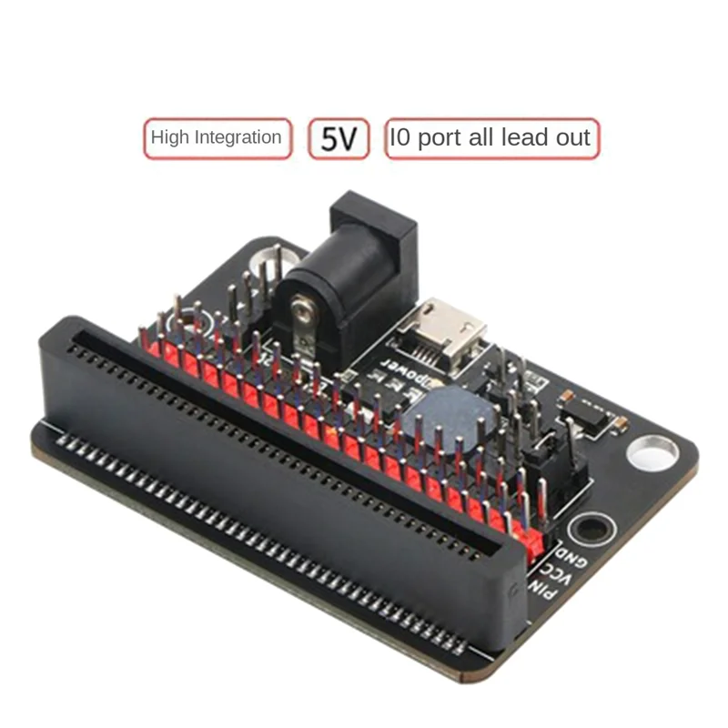 1Pcs Expansion Board for Microbit GPIO Expansion Python IO:Bit 5V with on Board Passive Buzzer