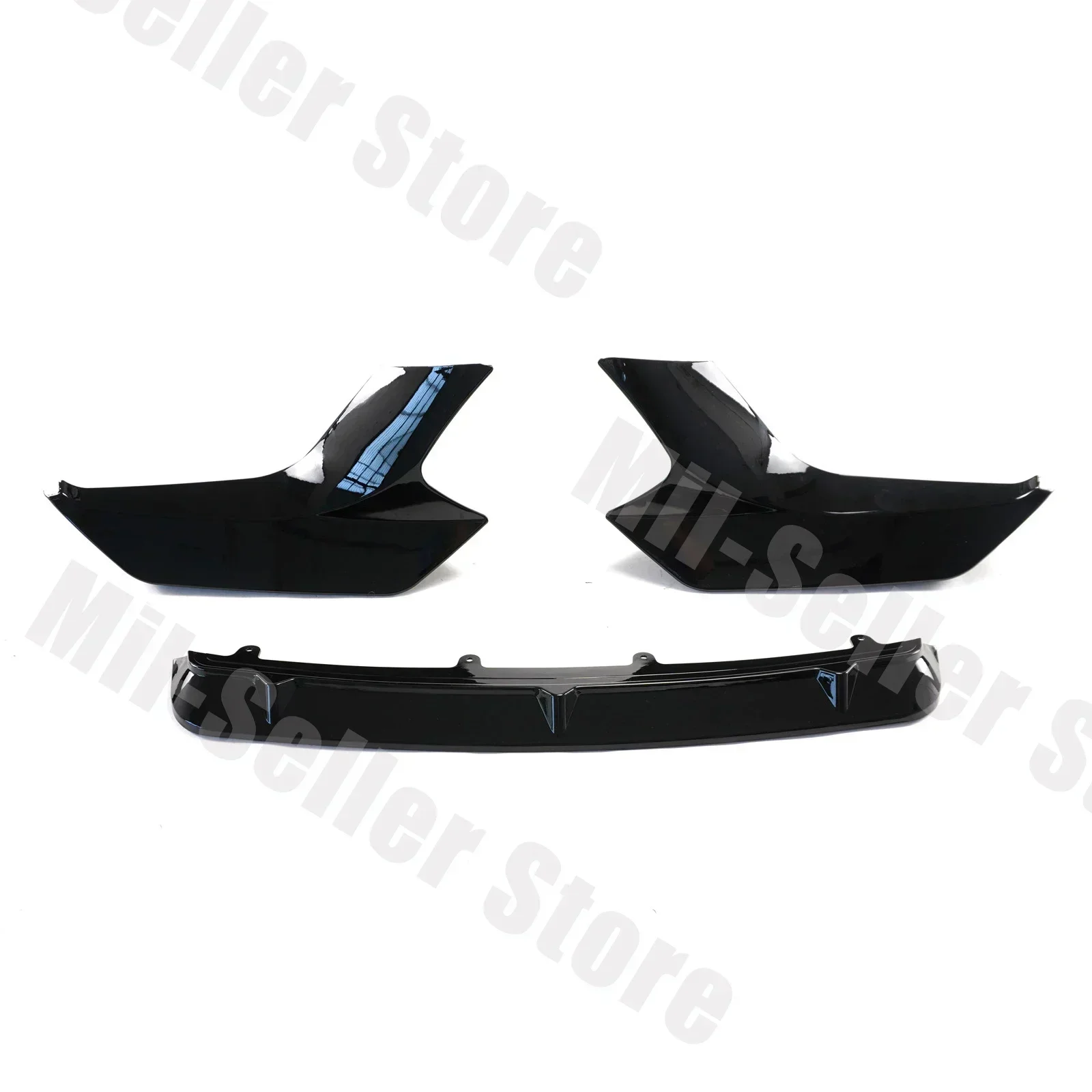 For BMW F87 M2 Competition 2016 2017 2018 2019 2020 Front Bumper Lip Car Accessories Spoiler Splitter Body Kit Glossy Black view 5