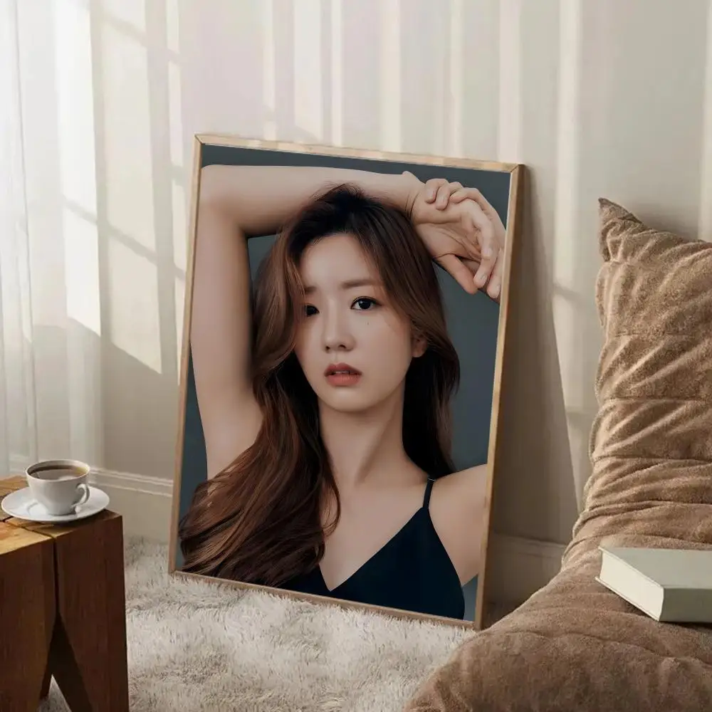 kpop idol canvas Yoon Bo Mi Poster Painting Wall Art Mural for Living Room Home Decor and Gifts - view 5