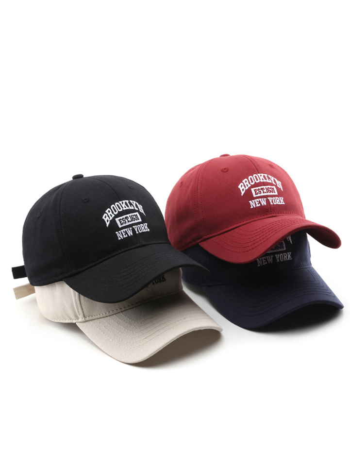  1 unisex all season wearing pure cotton letter Brooklyn fashionable baseball cap 