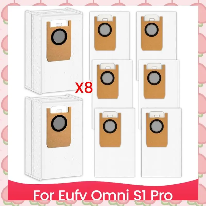 N18R ل Eufy Omni S1 Pro محطة التصريف الذاتي جهاز آلي لتنظيف الأتربة أجزاء أكياس الغبار ل جهاز آلي لتنظيف الأتربة