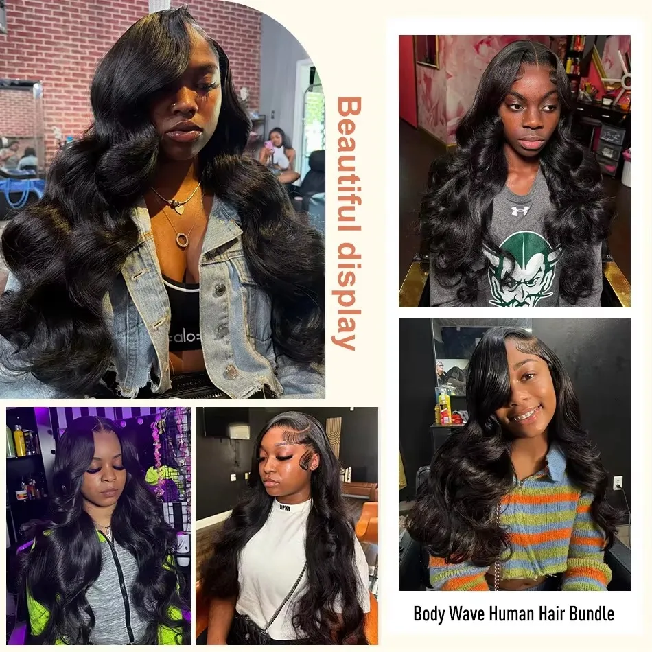 30 32 34 بوصة الجسم موجة 3 4 حزم البرازيلي ريمي 100% غير المجهزة الخام شعر بشري لعذراء متموج حزم مزدوجة نسج ملحقات