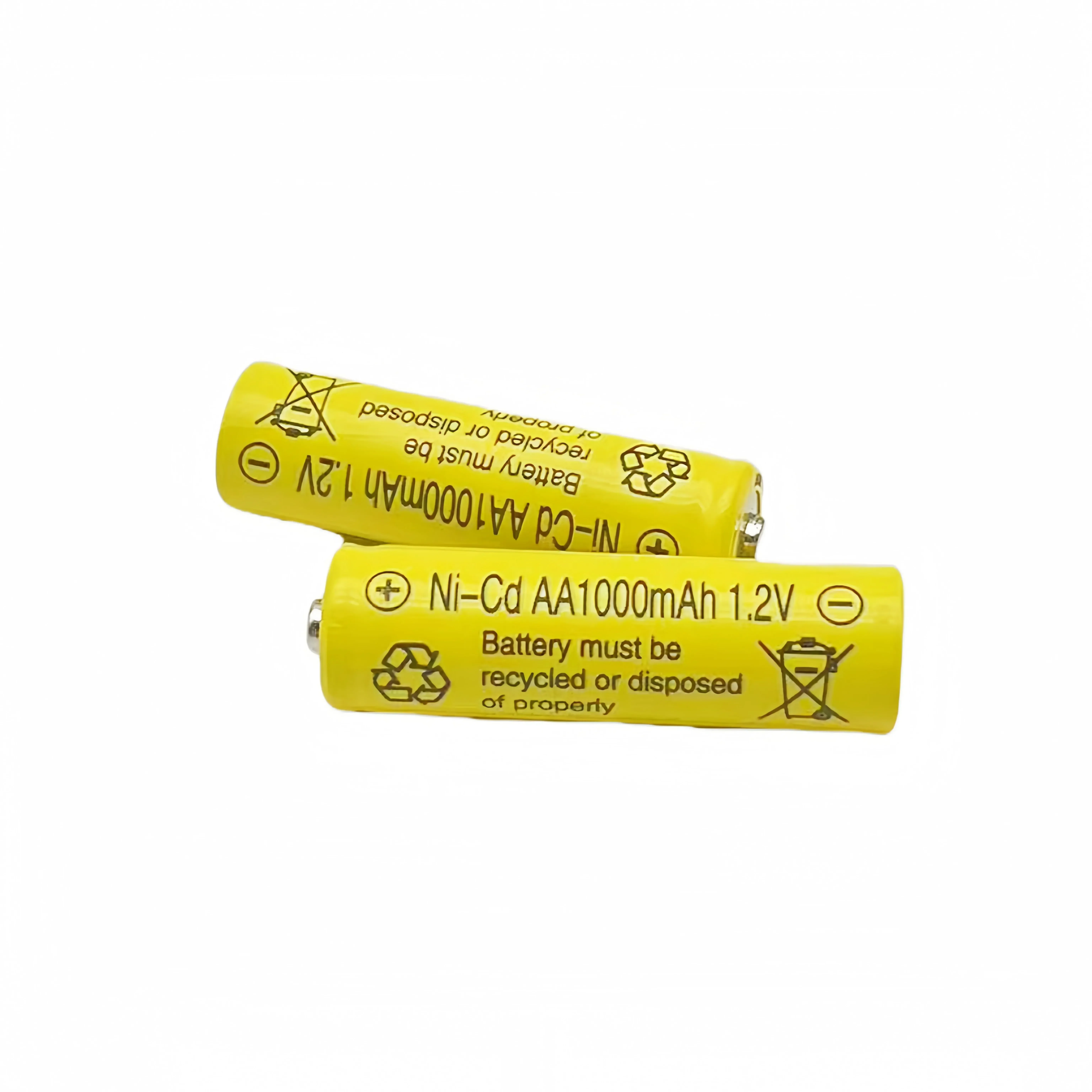 1.2V original AA 1000mAh nickel cadmium rechargeable battery, suitable for flashlight electric toys