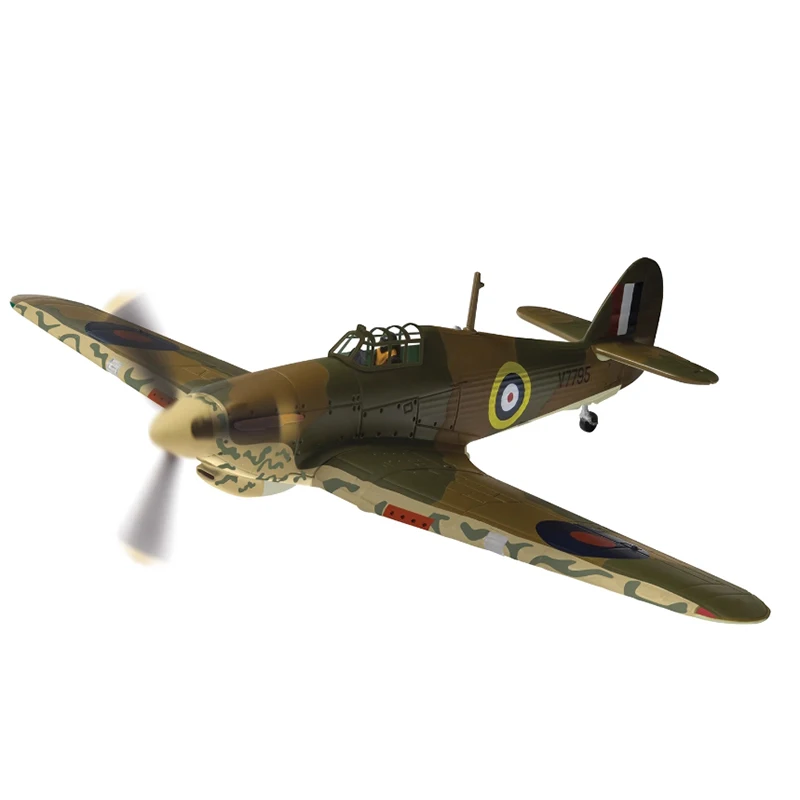 Diecast 1:72 Scale AA27604 Hawker Hurricane Mk I Royal Air Force Alloy Finished Simulation Model Souvenir Gifts For Adult Boy