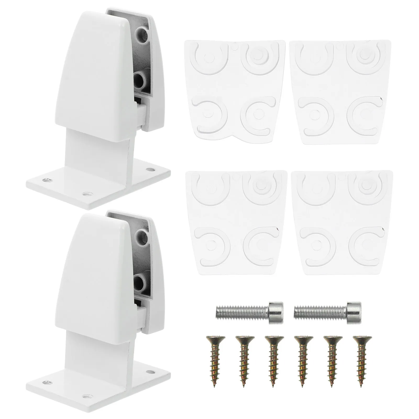 2pcs Desktop Baffle Clip Thickened Aluminum Alloy Desk Divider Clamp For Office Privacy Board Support Bracket