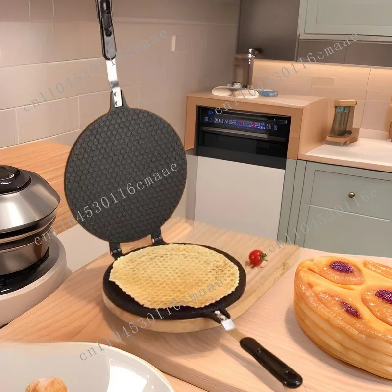 

New Household Egg Roll Mould Non-stick Egg Roll Press Ice Cream Cone Mould Cake Pastry Biscuit Baking Pan