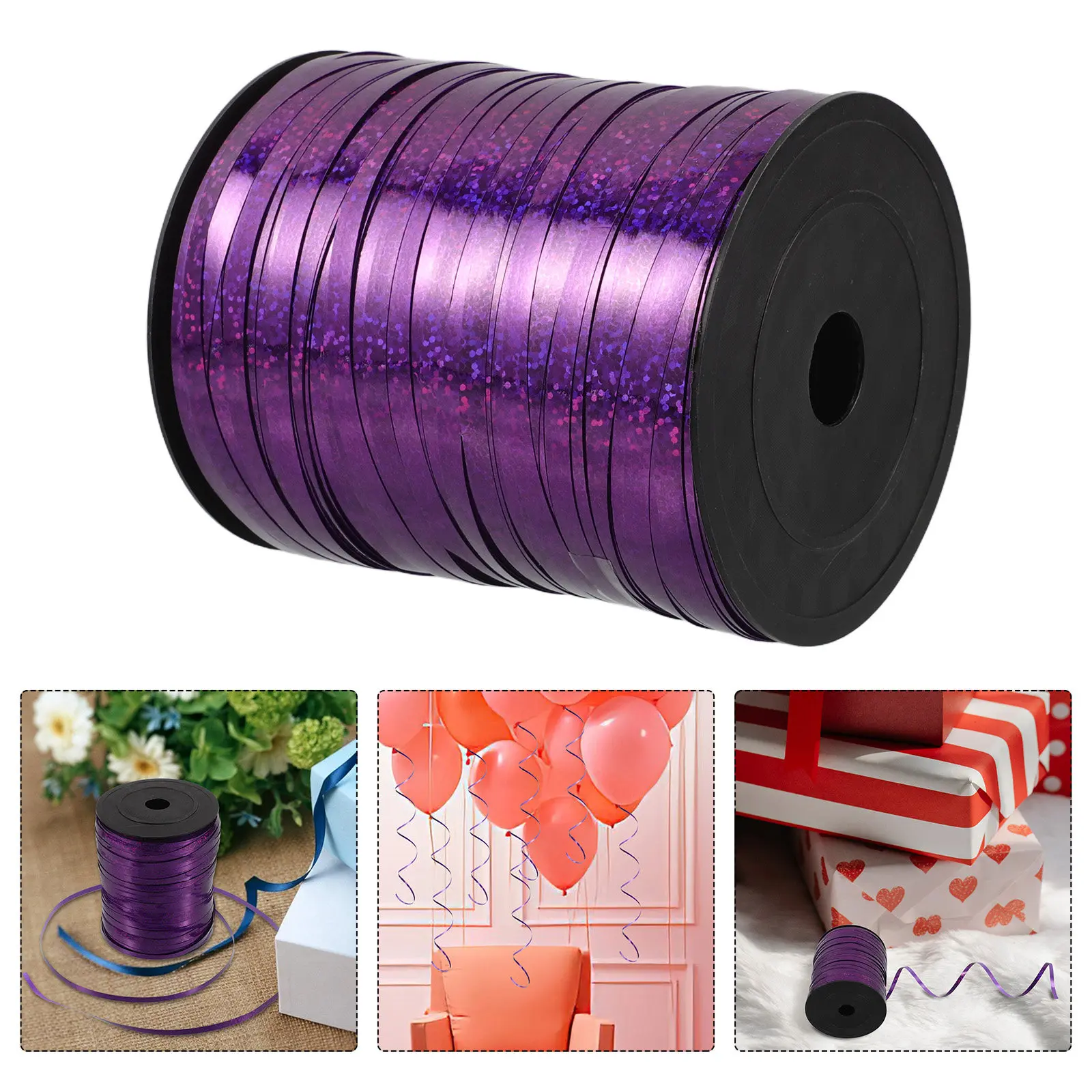 Curling Ribbon Roll for Party Decorations – Birthday, Halloween, Christmas Balloon Garland Ribbon
