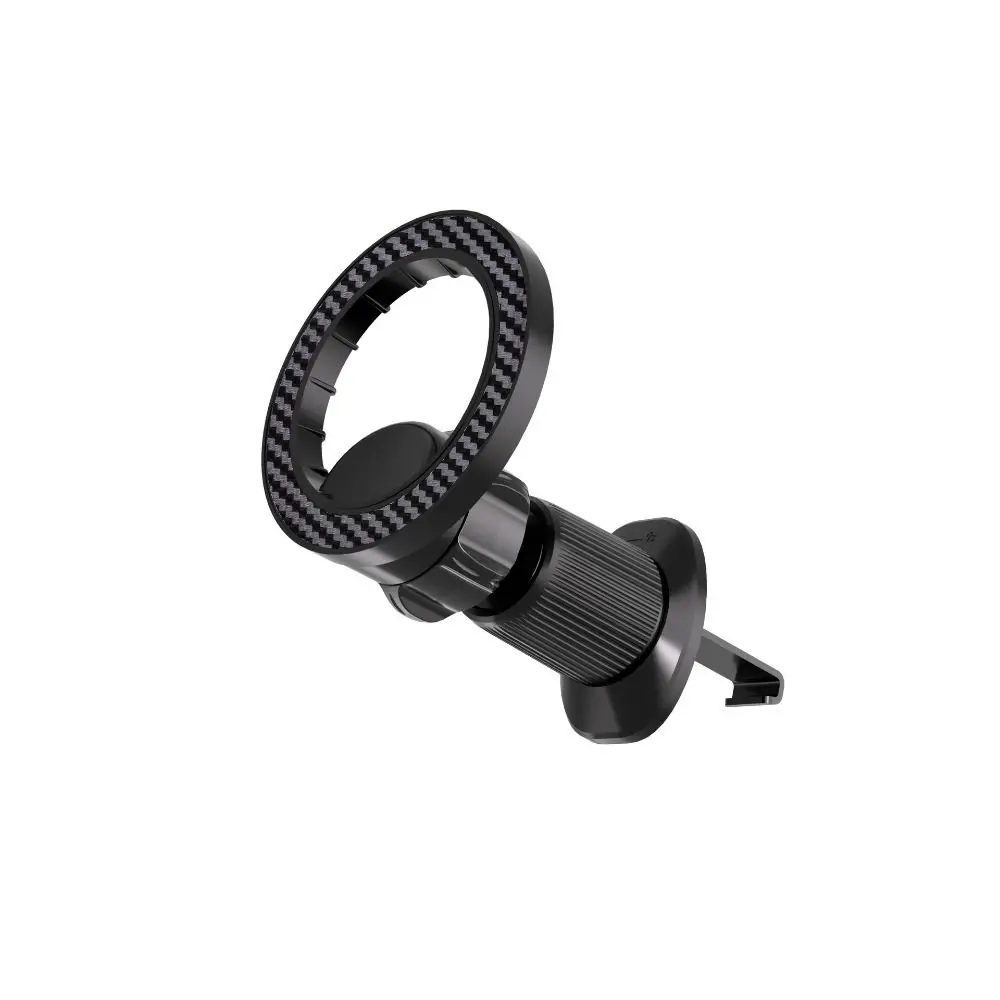 Magnetic Base Phone Holder Universal Stabilize Air Vent Clip Mount Stand Rotatable Smooth Surface Car Mobile Phone Stand