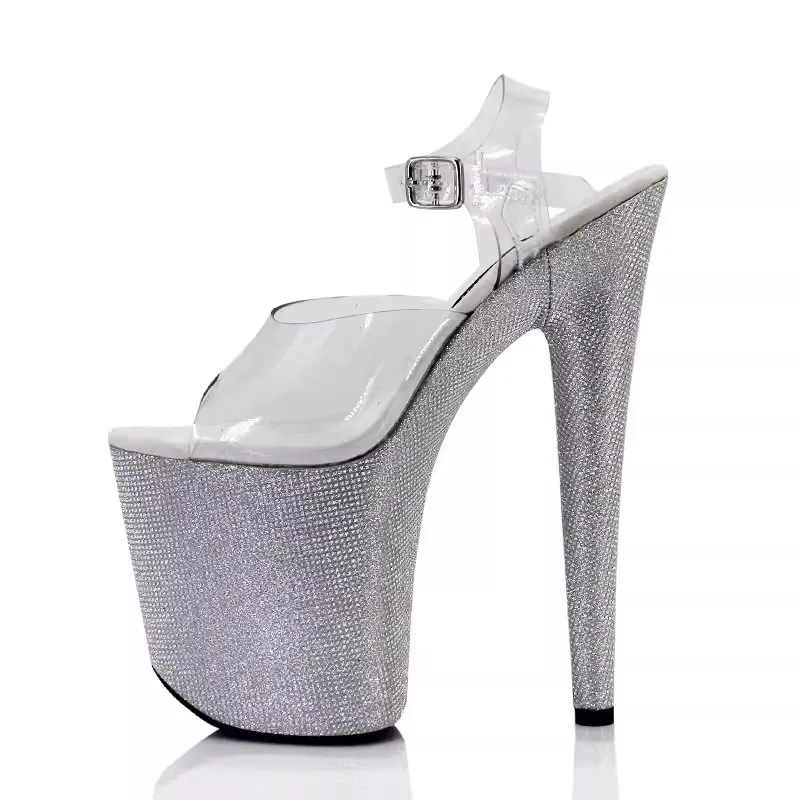 New Model Leading Dance High Heels Sandals 20CM Sexy Fashion High Heels Customized Pole Dance Sandals