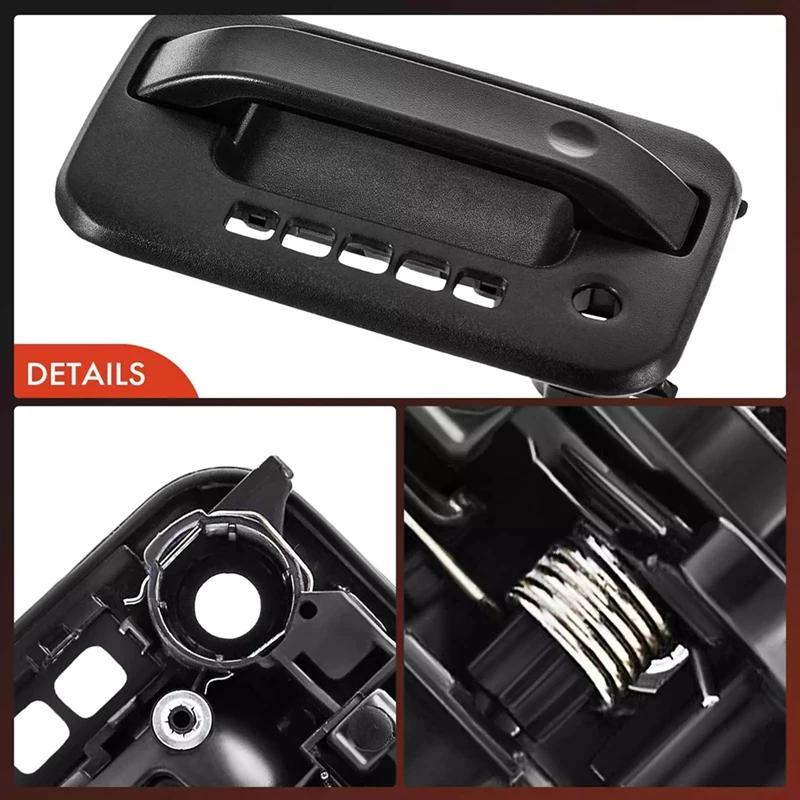 Front Left Exterior Door Handle With Keyhole / With Keypad Hole For Ford F-150 2004-2014, 9L3Z-1522405-AA