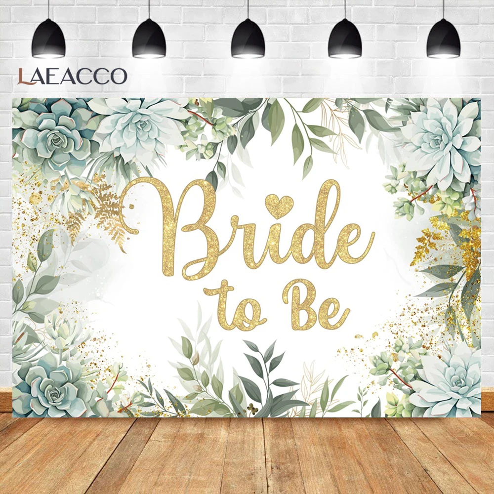 Spring Green Eucalyptus Leaves Backdrop Wedding Baby Birthday Party Decor Gold Greenery Photography Background For Custom Text