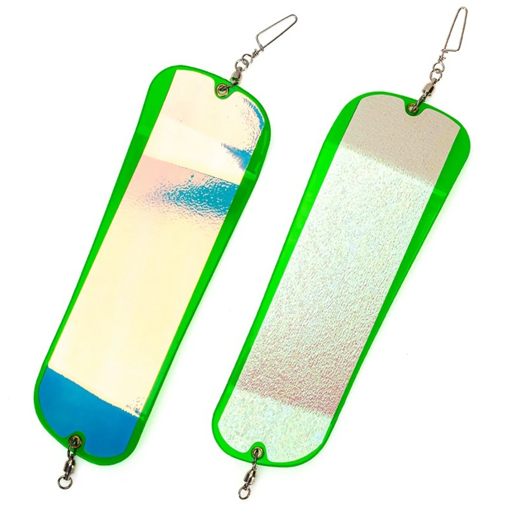 AB91-Sea Fishing ABS Bait Double-Sided Stickers Reflective Luminous Diving Board Sea Fishing Trolling Equipment