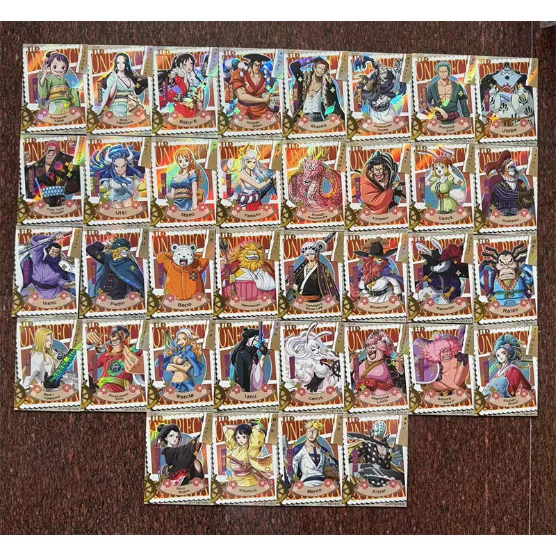 ONE PIECE BR LR UR card Monkey D. Luffy Nami Roronoa Zoro Khalifa Sabo Shirahoshi boy Toy collection Birthday Christmas gift