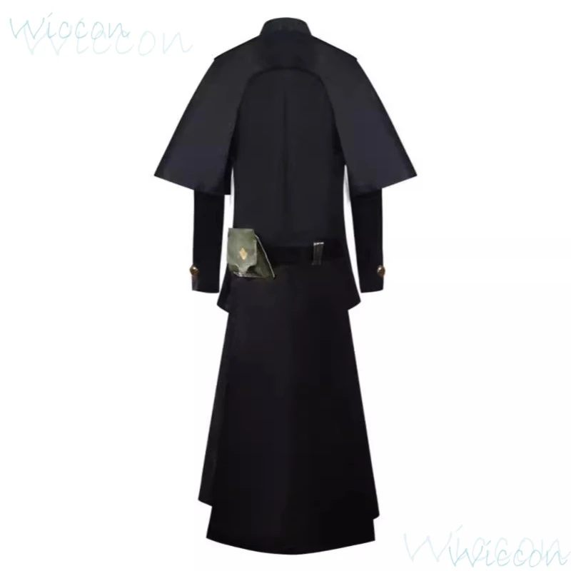 เกม YoRHa Type-51 Robe of Casting คอสเพลย์ใช้ Final Fantasy XIV FF14 Cos สีดําชุด Prop ปาร์ตี้ฮาโลวีนสําหรับผู้หญิงผู้ชาย