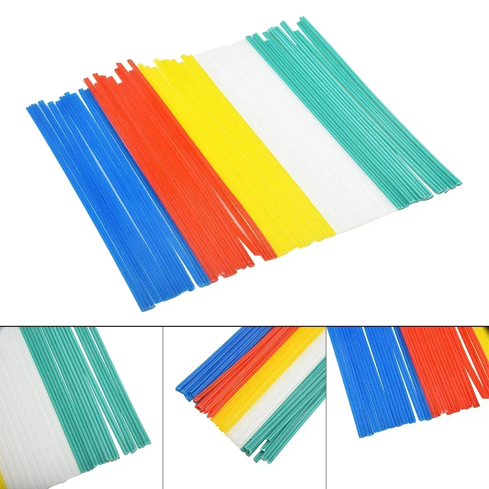 50pcs Plastic Welding Rods PP/PVC Fairing Welding Sticks For Plastic Welder Sticks Welding Soldering Supplies Welding Rods