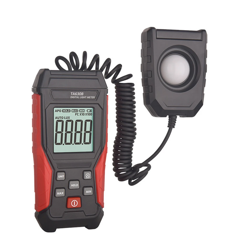 

Light Meter Illuminance Meter Lighting Measurement Automatic Shutdown Backlit LCD Screen High-Accuracy Sensor For Factory Use