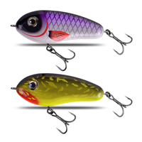 Sinking Jerk Outdoor Activities Bait Fishing  95mm 40g  Pencil  Luminous  Artificial  Little Darling Middle with Mustad Hook