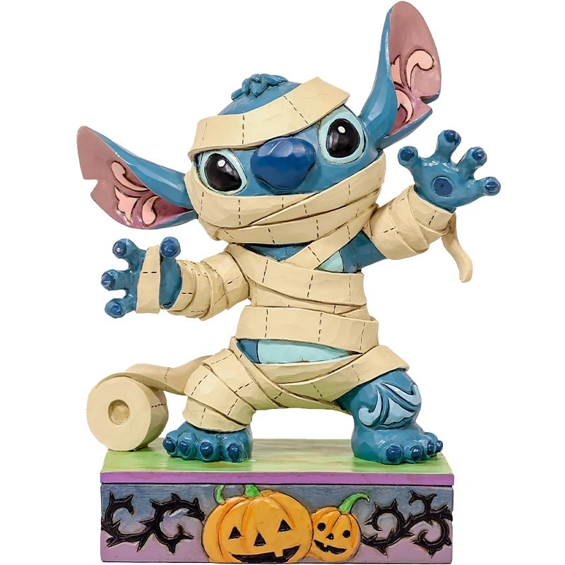 

Stitch Disney Star Baby Halloween Mummy Figure Sized Action Figure Trendy Collectible Model Holiday DecorationGift Anime Figures