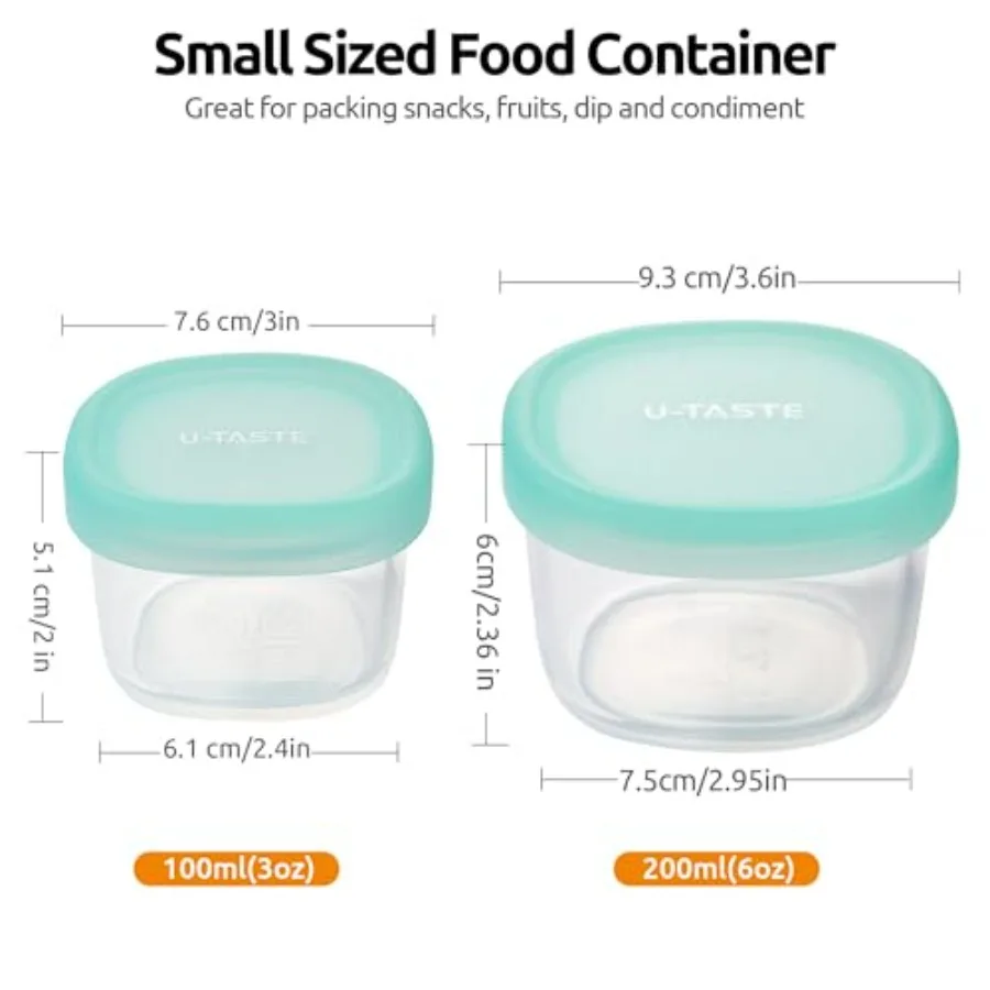 حصيرة معجنات كبيرة من السيليكون السائل مقاس 28 × 20 بوصة وحاويات تخزين صغيرة 3 أونصة 6 أونصة صندوق فريزر من السيليكون السائل بدرجة الطعام