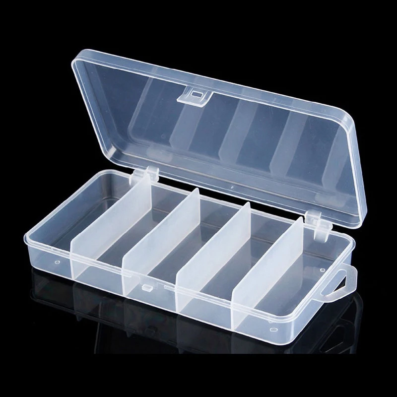 Transparent Fruit Fork Storage Box Organizer Plastic Storage Case Container For Kids Fruit Fork Organizer Display Box