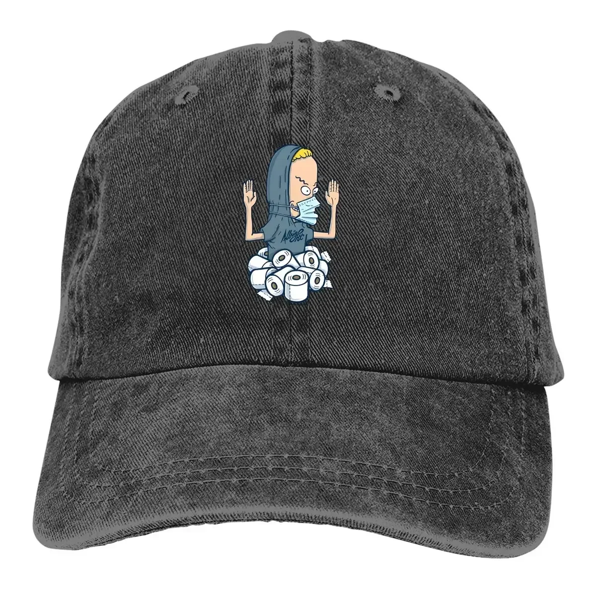 Pure Color Dad Hats Beautiful Model Women's Hat Sun Visor Baseball Caps Beavis and Butt-Head Peaked Cap