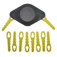 For Ryobi 1 Trimming Head With Plastic Blade RAC155 Plastic Spare Blade Lawn Mower Grass Trimmer Head Weeding Brush Cutter Parts