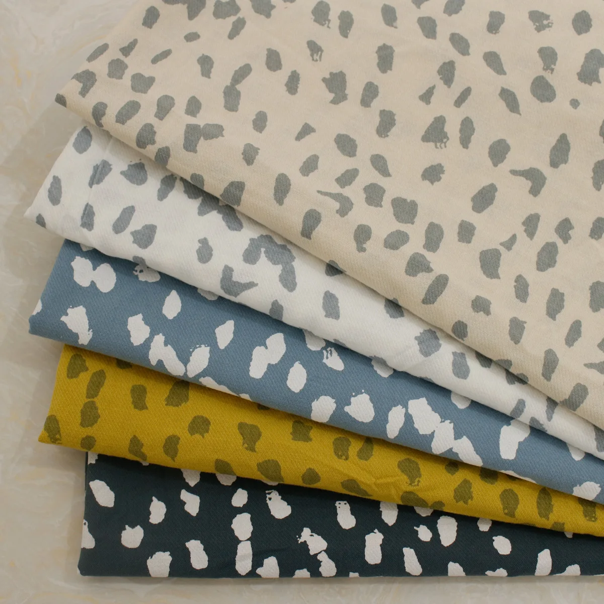 

100CM*140CM Leopard Print Fabric 100%Cotton For Sewing Jackets, Skirts, Blazers, Fashion Animal Pattern Fabrics, Clothing